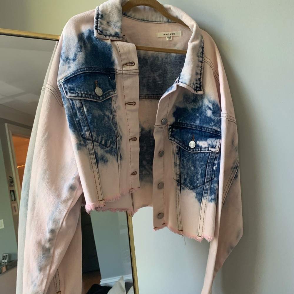pacsun dyed jean jacket xs/s